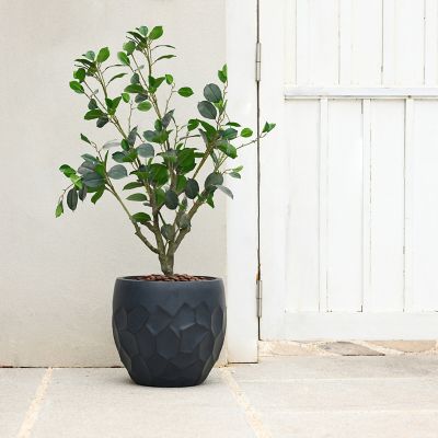 Image showing  Round Geometric MgO Planter