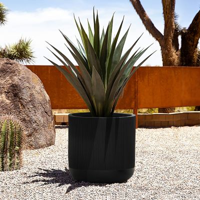 Image showing  Round Stripes MgO Planter