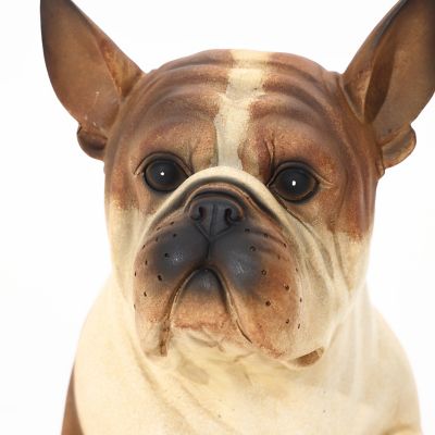 Image showing 5 th LuxenHome Kitten and Dog with Skateboard Sculpture Resin Statue, Indoor and Outdoor