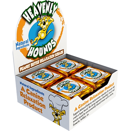 Heavenly Hounds Peanut Butter Relaxation Squares, 12 pk.