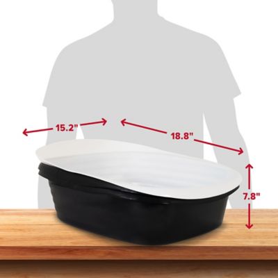 Image showing  Sifting Open Cat Litter Box