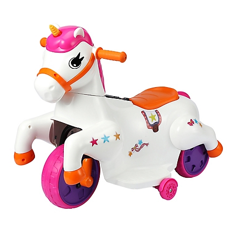 Trimate Ride on Unicorn, The Electric Unicorn Ride On Toy with Music