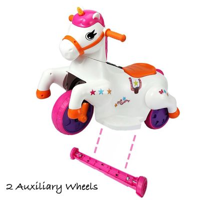 Image showing  Ride on Unicorn, The Electric Unicorn Ride On Toy with Music