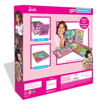 Image showing  ZipBin Barbie Dreamhouse Toy Box, Kids Age 3+