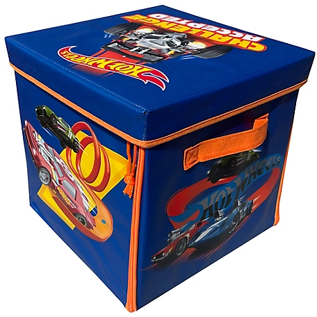 Tara Toy ZipBin Hot Wheels - 300 Car Storage Cube, Kids Age 3+