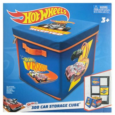 Image showing  ZipBin Hot Wheels - 300 Car Storage Cube, Kids Age 3+