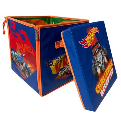 Image showing  ZipBin Hot Wheels - 300 Car Storage Cube, Kids Age 3+
