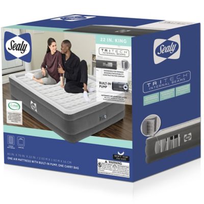 Image showing  22 in. King Tritech Air Mattress Built-in AC Pump, 80 in. x 76 in.