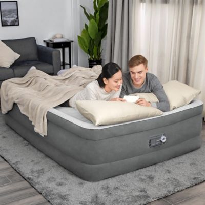 Image showing 6 th Sealy Tritech Airbed Queen Built-in AC Pump 80 in. x 60 in. x 22 in.