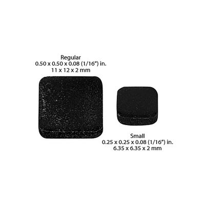 Image showing  3D Foam Squares 10 Pack - Black Mix