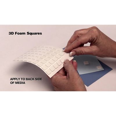 Image showing 6 th Scrapbook Adhesives 3D Foam Squares 10 Pack - Black Mix