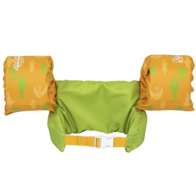 Image showing  Child Deluxe Life Vest - Orange Fish (For Childred 33-55 lbs.)