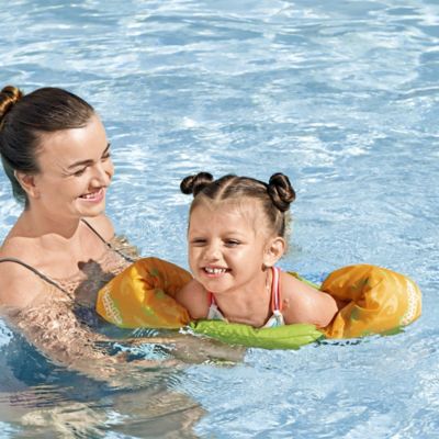 Image showing  Child Deluxe Life Vest - Orange Fish (For Childred 33-55 lbs.)