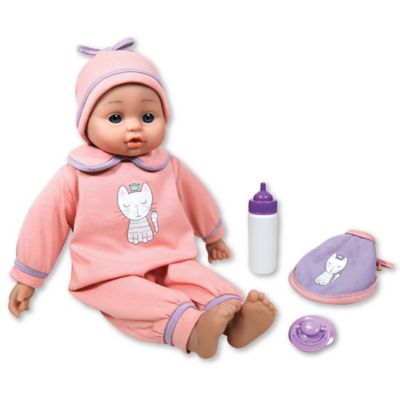 Lissi Interactive Baby Doll Jamie - 15 in. Pink Kitty, Kids Ages 2+