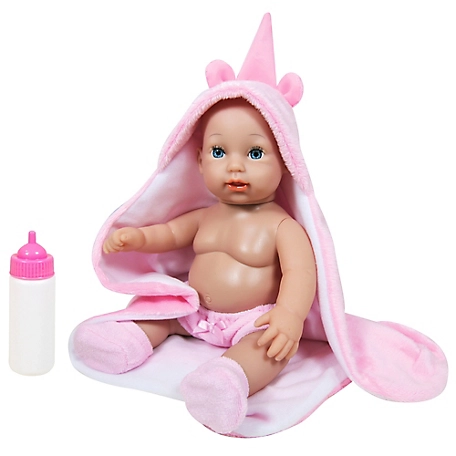 Lissi Baby Doll Gia - 12 in. Pink Unicorn Hood, Kids Ages 2+