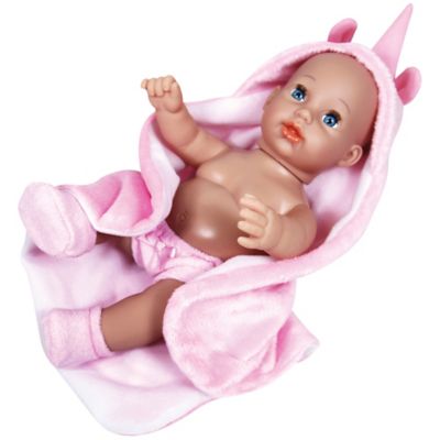 Image showing  Baby Doll Gia - 12 in. Pink Unicorn Hood, Kids Ages 2+