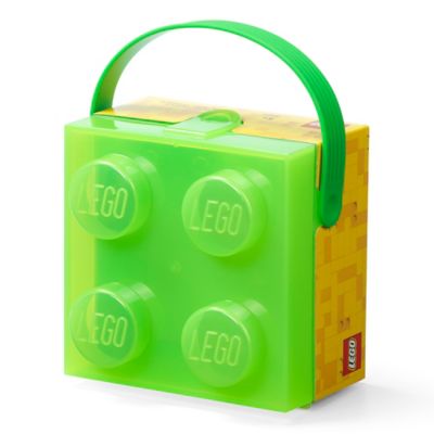 LEGO Box with Handle - Classic Square Brick Design