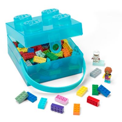 Image showing  Box with Handle - Classic Square Brick Design