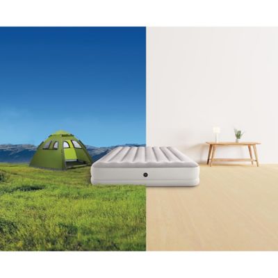 Image showing 3 th Intex: Dura-Beam Prestige Air Mattress - Queen - 12 in. Height, Fiber-Tech Technology