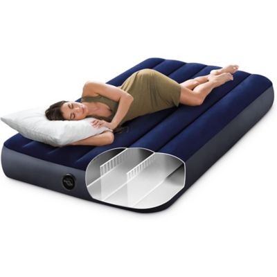 Image showing : Dura-Beam Classic Downy Air Mattress - Twin - 10 in. Height, Fiber-Tech