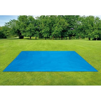 Image showing  Pool Ground Cloth - 15.5 Feet - Square Blue Cloth
