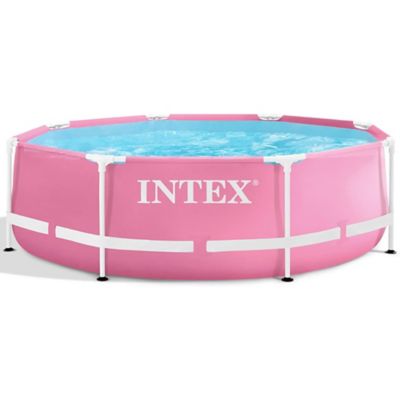 Intex Pink Metal Frame Pool - 8 ft. x 30 in.