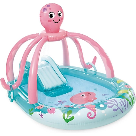 Intex Friendly Octopus Inflatable Play Center: Water Slide