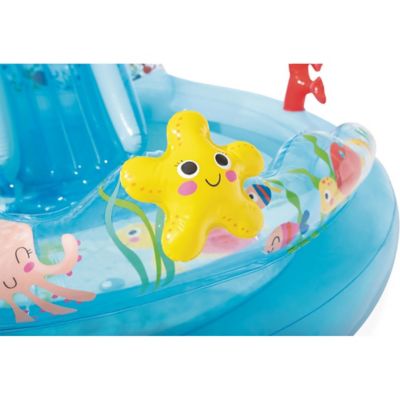 Image showing  Under The Sea Inflatable Play Center: Water Slide