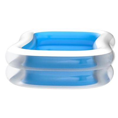 Image showing  Inflatable Swim Center Family Pool - Blue & White - 8.5 ft. x 5.75 ft.
