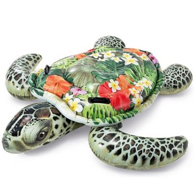 Image showing  Realistic Sea Turtle Water Ride-On - Inflatable Water & Pool Lounger