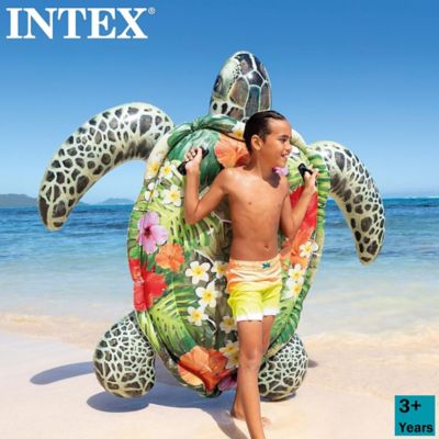 Image showing  Realistic Sea Turtle Water Ride-On - Inflatable Water & Pool Lounger