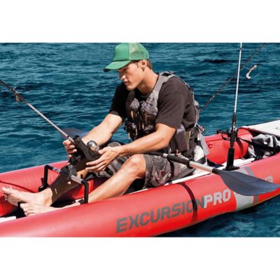 Image showing 9 th Intex Excursion Pro K2 Kayak - 151x37x18 in. Inflatable Set