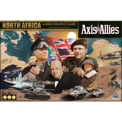 Image showing 6 th Hasbro Axis & Allies: North Africa - WWII Strategy Board Game, Ages 12+, 2-4 Players