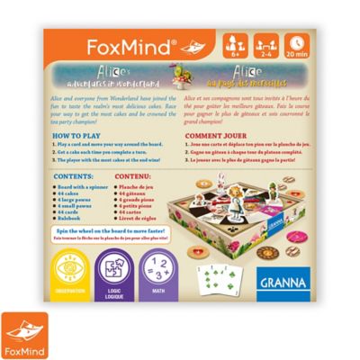 Image showing  Alice's Adventures in Wonderland Fairytale Board Game, Ages 6+, 2-4 Players