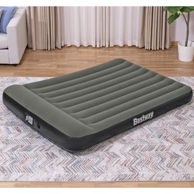 Image showing 7 th Bestway Tritech Air Mattress Queen 12 in. with Built-in Battery Pump