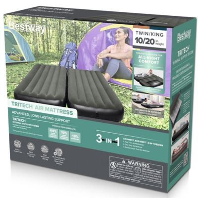 Image showing  Tritech Connect and Rest 3-in-1 Air Mattress 10 in. Twin/King