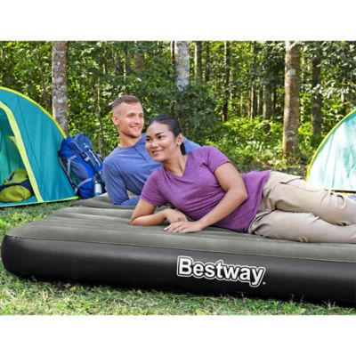 Image showing 6 th Bestway Tritech Connect and Rest 3-in-1 Air Mattress 10 in. Twin/King