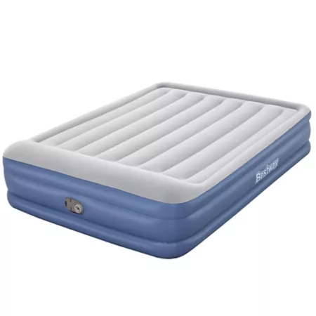 Bestway Tritech Queen 18" Air Mattress with Built-in AC Pump and Antimicrobial Coating Air Mattresses