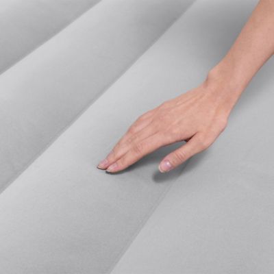 Image showing 2 th Bestway Tritech Air Mattress Queen 18 in. with Built-in AC Pump and Antimicrobial Coating