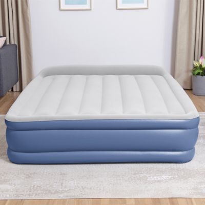 Image showing 5 th Bestway Tritech Air Mattress Queen 18 in. with Built-in AC Pump and Antimicrobial Coating