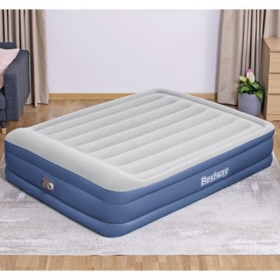 Image showing 6 th Bestway Tritech Air Mattress Queen 18 in. with Built-in AC Pump and Antimicrobial Coating