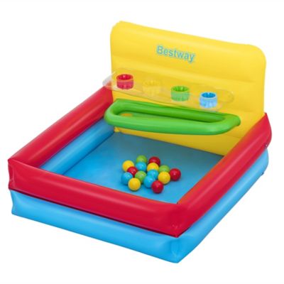 Bestway Sort 'n Play Inflatable Ball Pit with 15 Play Balls, 41 in. x 37 in. x 24 in.