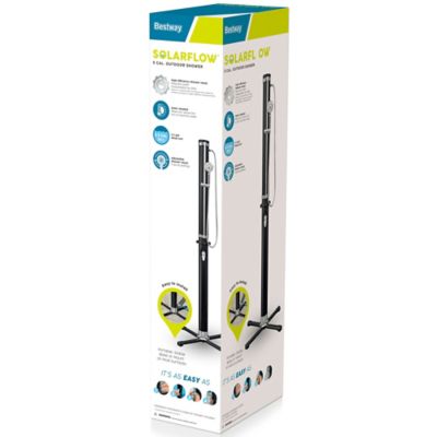 Image showing  SolarFlow Outdoor Shower Oversized Shower Head and Stand, 5 gal.