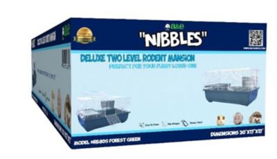 Image showing  Small Animal Cage with Ladder and Platform