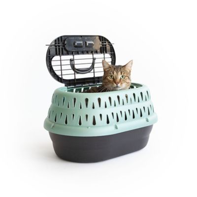 Image showing 9 th Petmate Top Load Cat Kennel, 19 in., Green