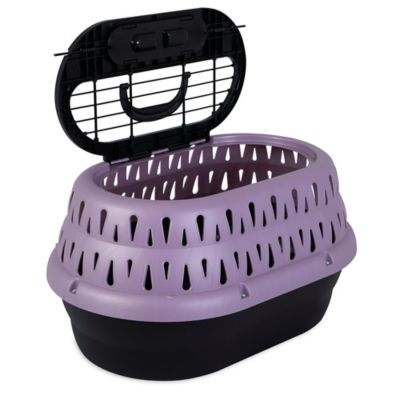 Image showing  Top Load Cat Kennel, 19 in., Purple