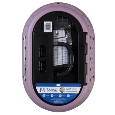 Image showing 6 th Petmate Top Load Cat Kennel, 19 in., Purple