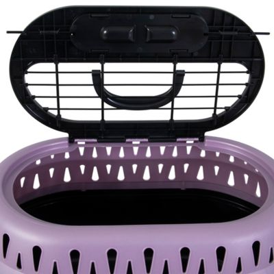 Image showing 8 th Petmate Top Load Cat Kennel, 19 in., Purple