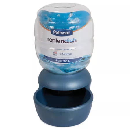 Petmate Replendish Pet Waterer with Microban 4 gal Blue Pet Waterers & Fountains