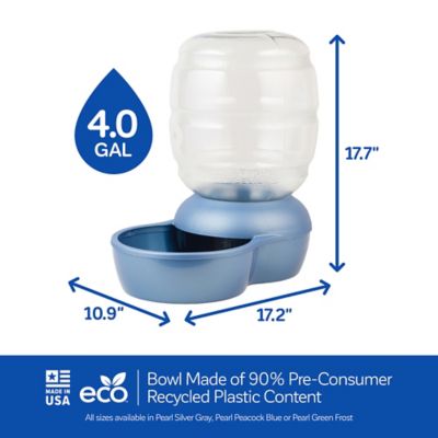 Image showing  Replendish Pet Waterer with Microban, 4 gal., Blue